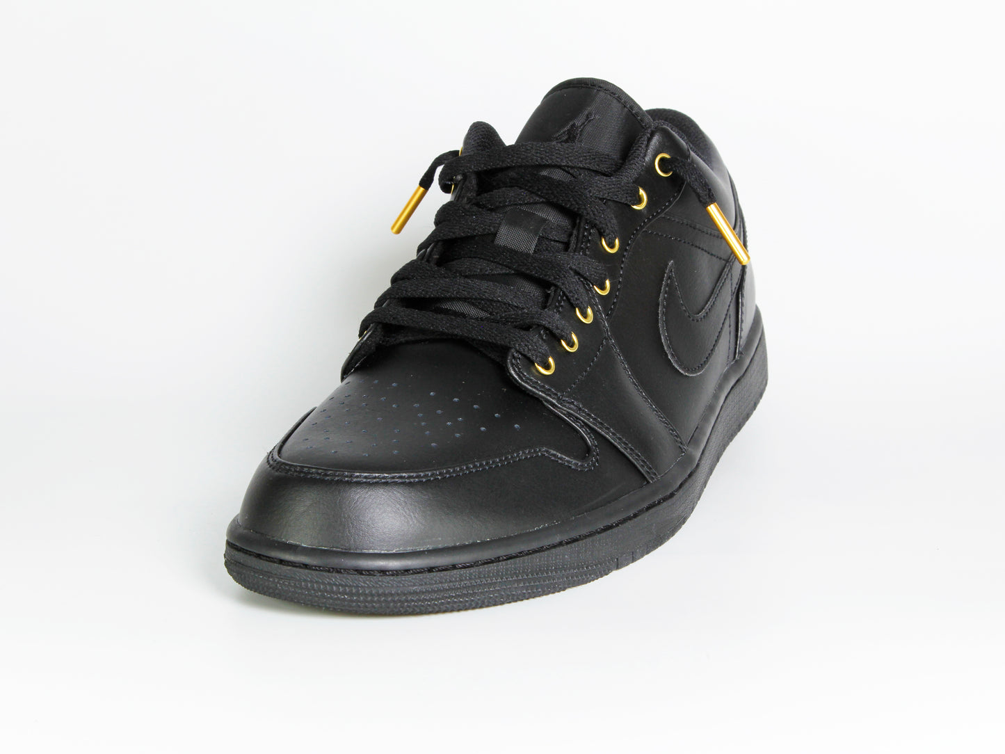 Custom Jordan 1 Low Black w/ Gold Accents