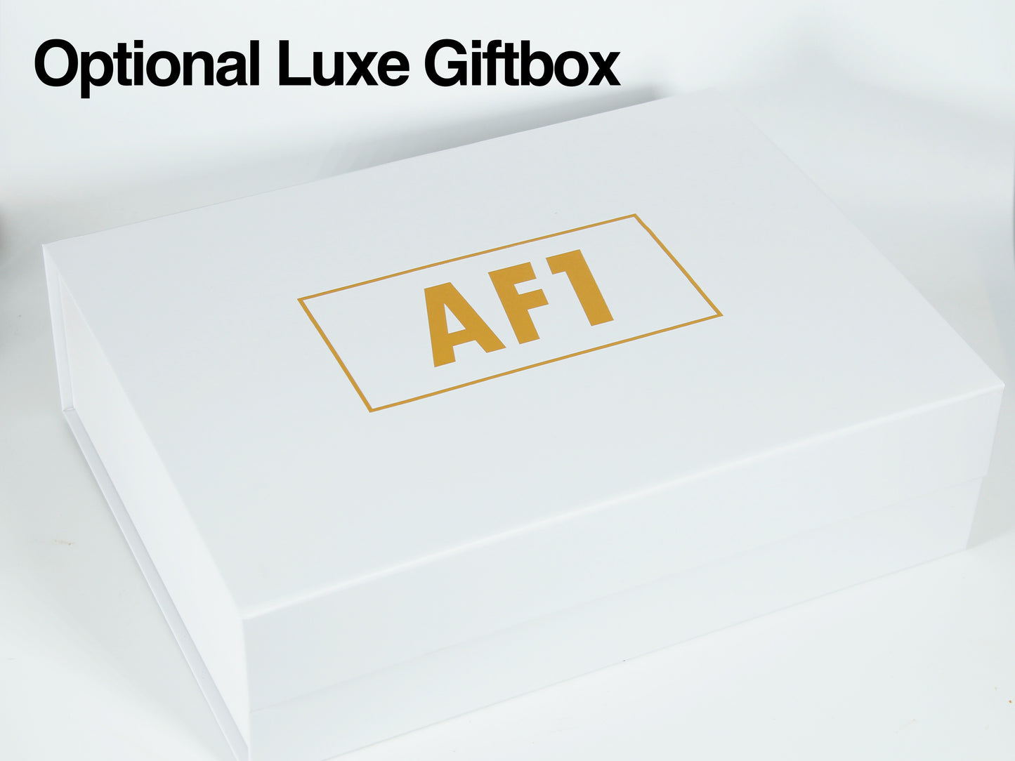 White with Gold Accents Custom Air Force 1 (Mens)