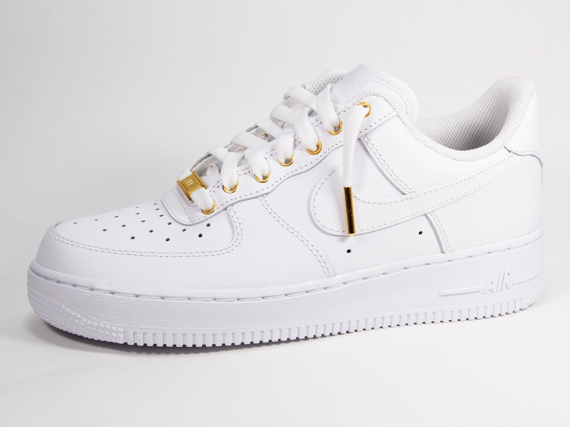 Nike air force one white and gold Clearance