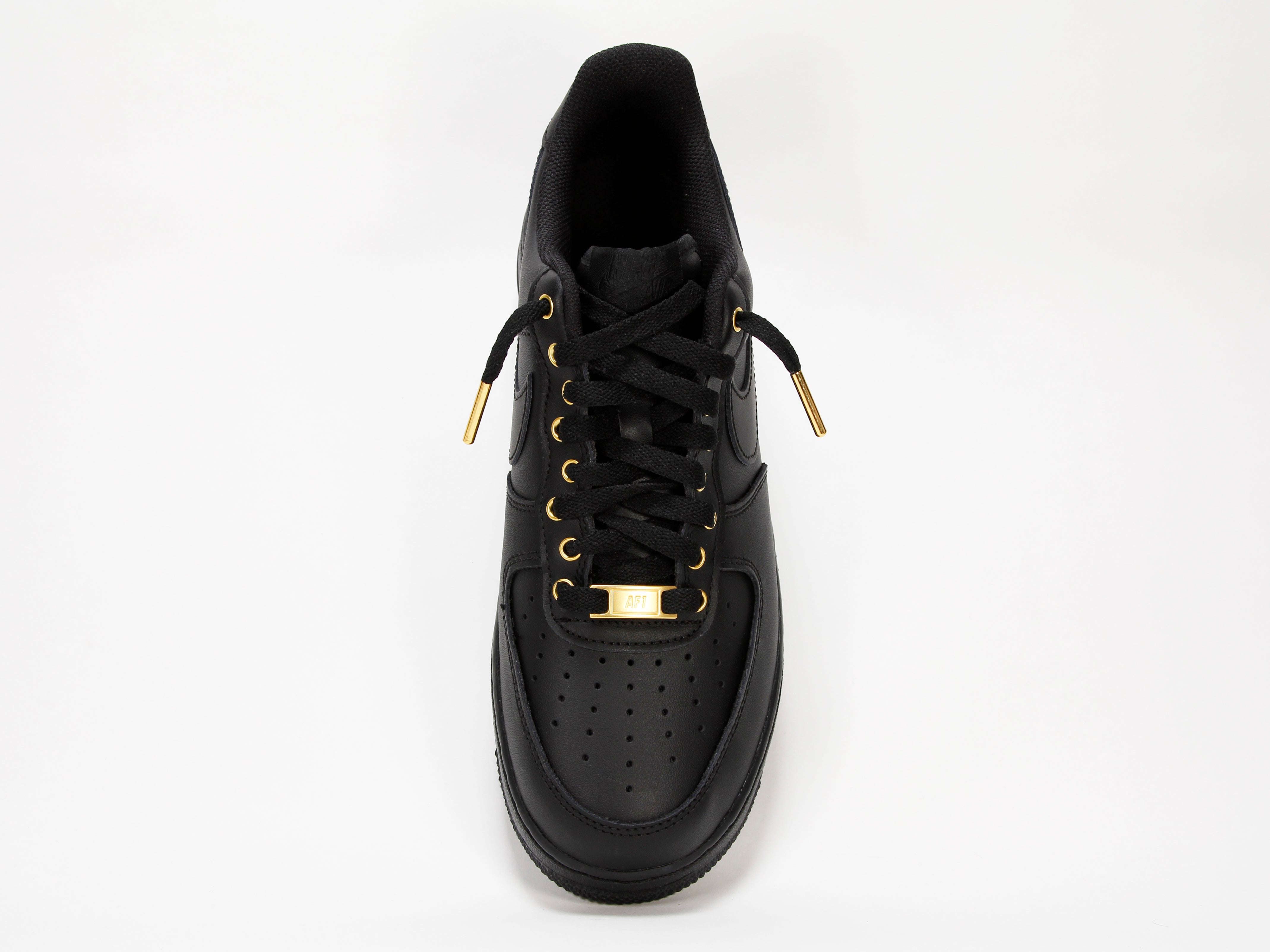 Air force 1 2024 black and gold mens